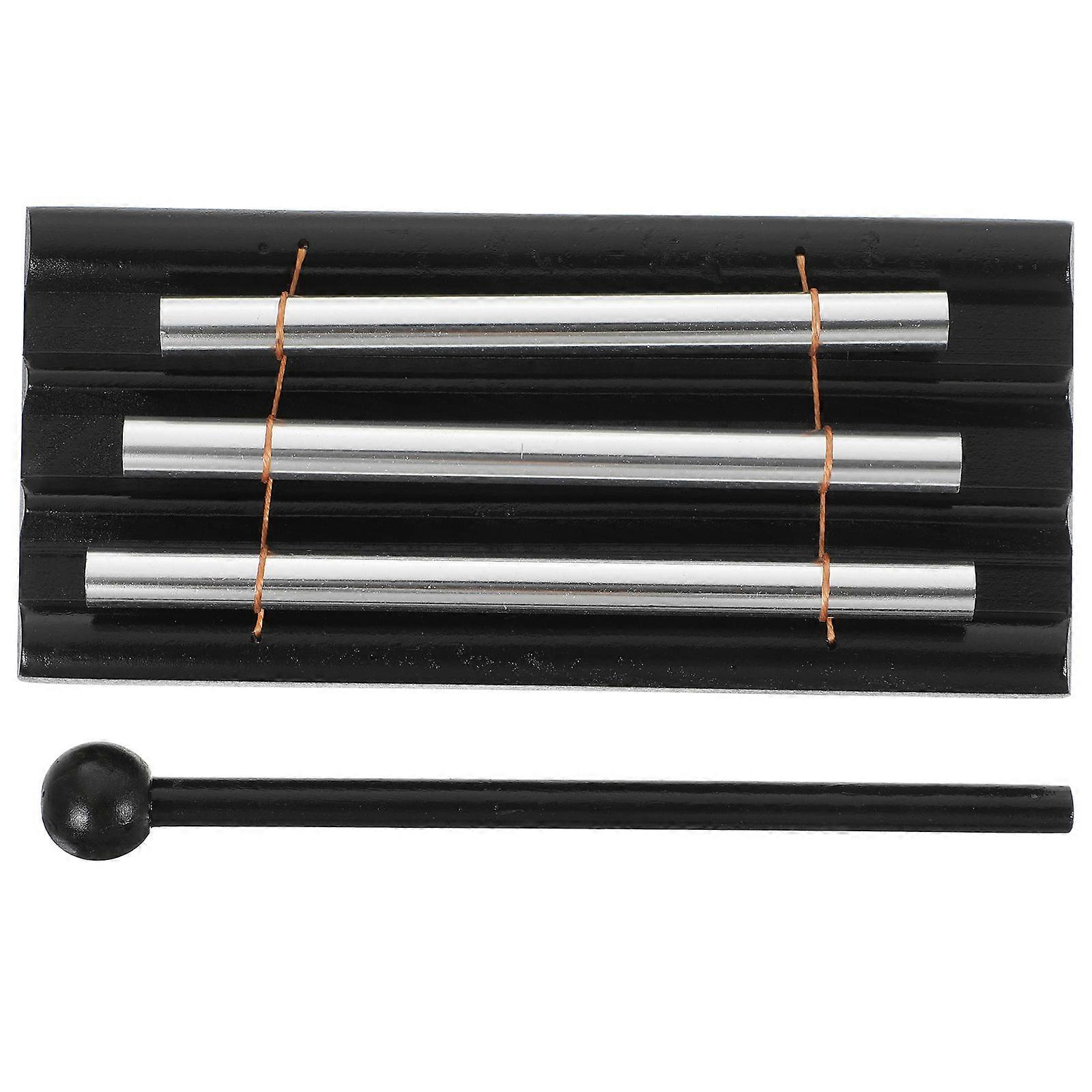 Percussion Chimes with Mallet Metal Tube Wooden Music Instrument 2Pcs