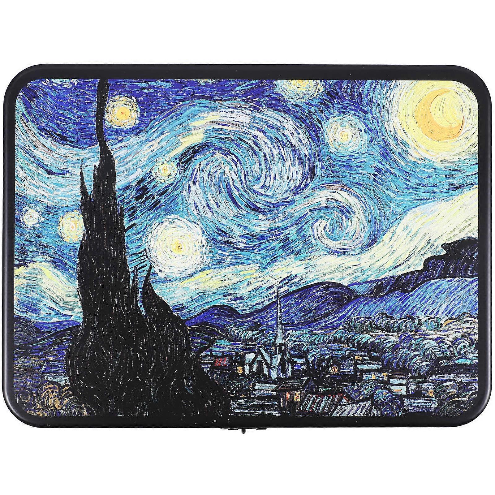 Tinplate Keepake Box with Lock for Storage 5Pcs Portable Metal Containers