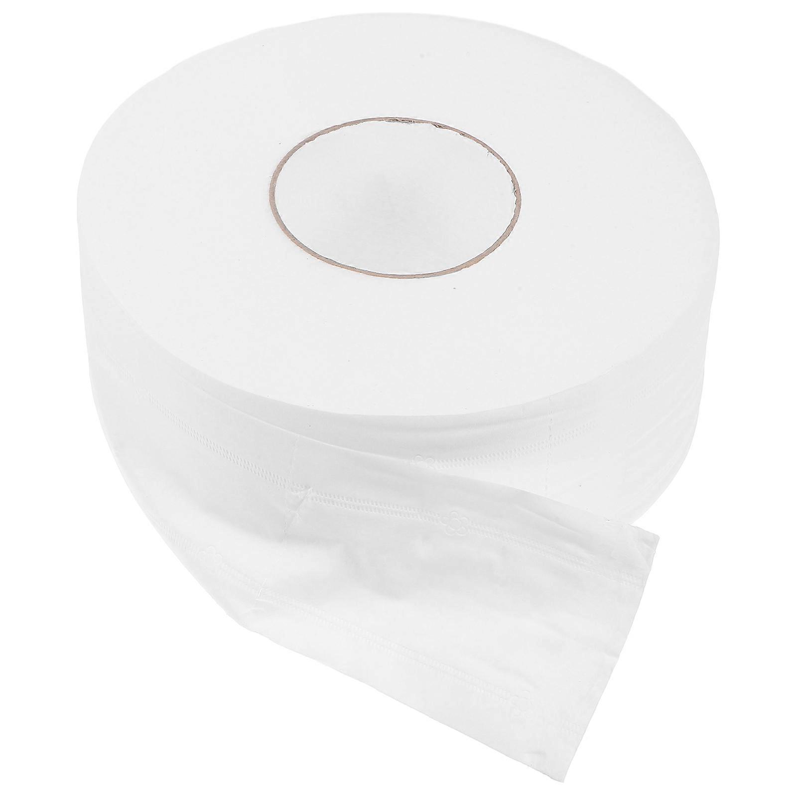 White Large Toilet Paper Roll Paper for Family Use 3Pcs 600g Rolls