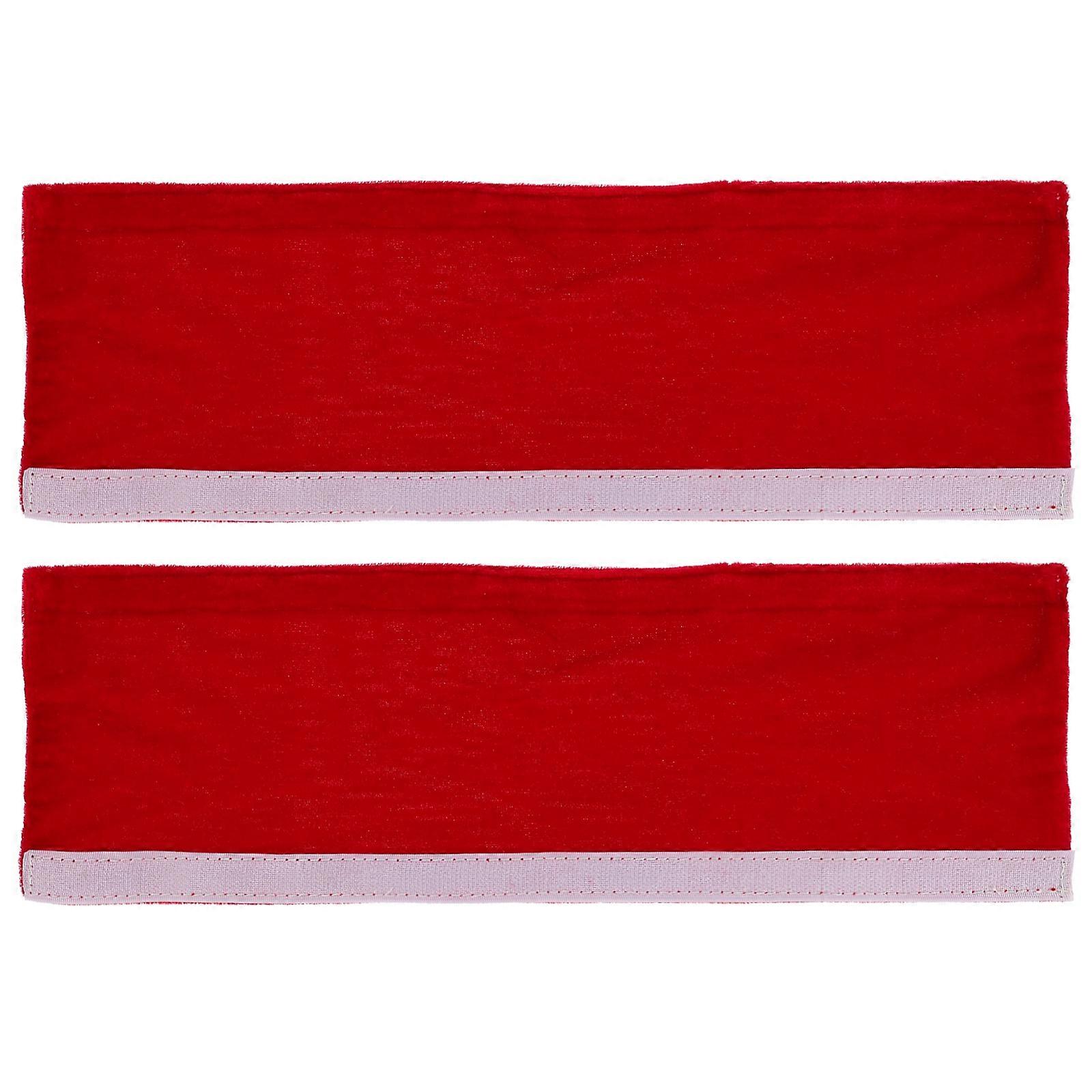 Door Handle Protector Wrap For Fridge Handle Home Use Red Cotton Prevent Static Electricity 2Pack