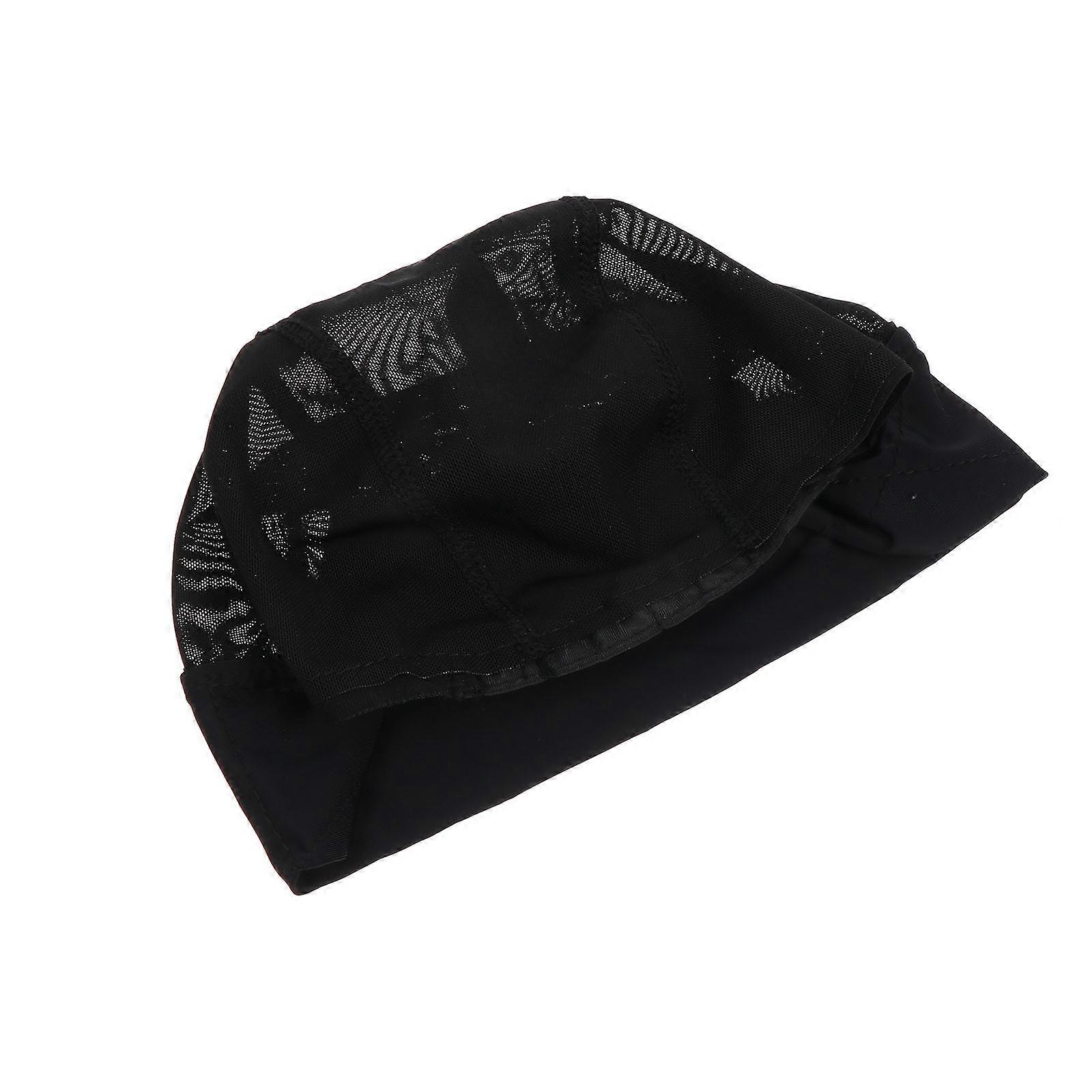Black Wig Nets for Hairdressing 4Pcs Breathable Elastic Nylon Caps