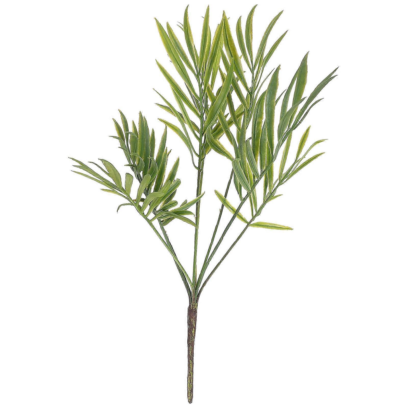 Artificial Plant Adornment Macrophyllus Leaf for Decor 4Pcs