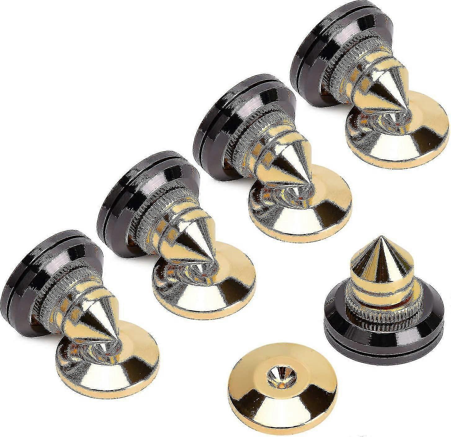4 Audio Power Amplifier Turntable Isolation Bracket Stopy stożkowa dolna podkładka Typ pasty Podkładka antywibracyjna z 3m dwustronnym klejem