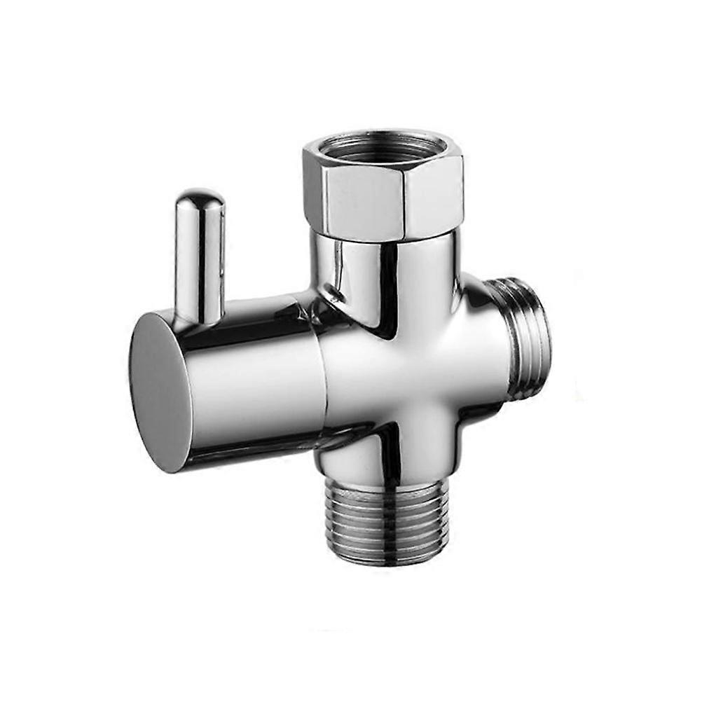 Water Separator Shower Splitter with Three-Way Diverter for Bathroom