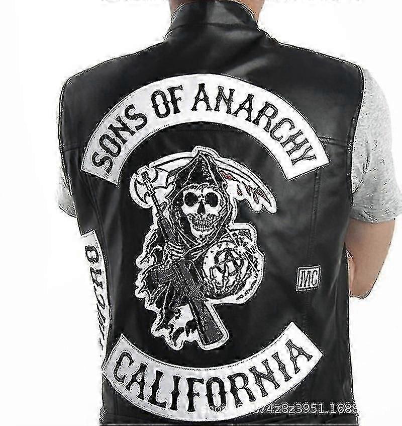 Sons Of Anarchy kapucnis pulóver TV Soa cosplay jelmez férfi cipzáras kabát leath