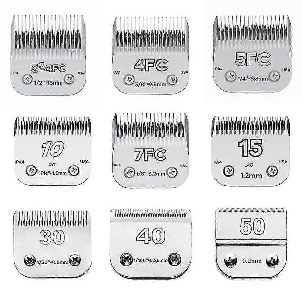 A5 الأليفة ماكينة قص بليد ، مطلية بالسيراميك ، متوافقة مع Andis و Oster Clippers