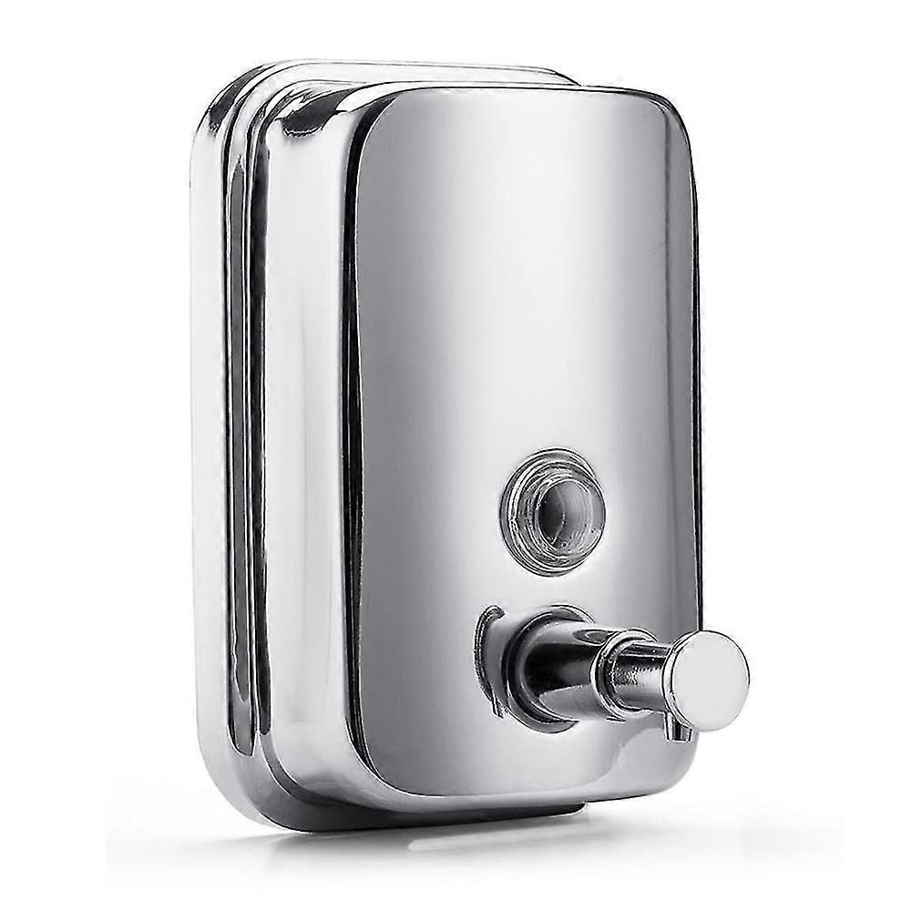 Soap Dispenser Stainless Liquid Soap Box Wall Fixed Mounted 500ml