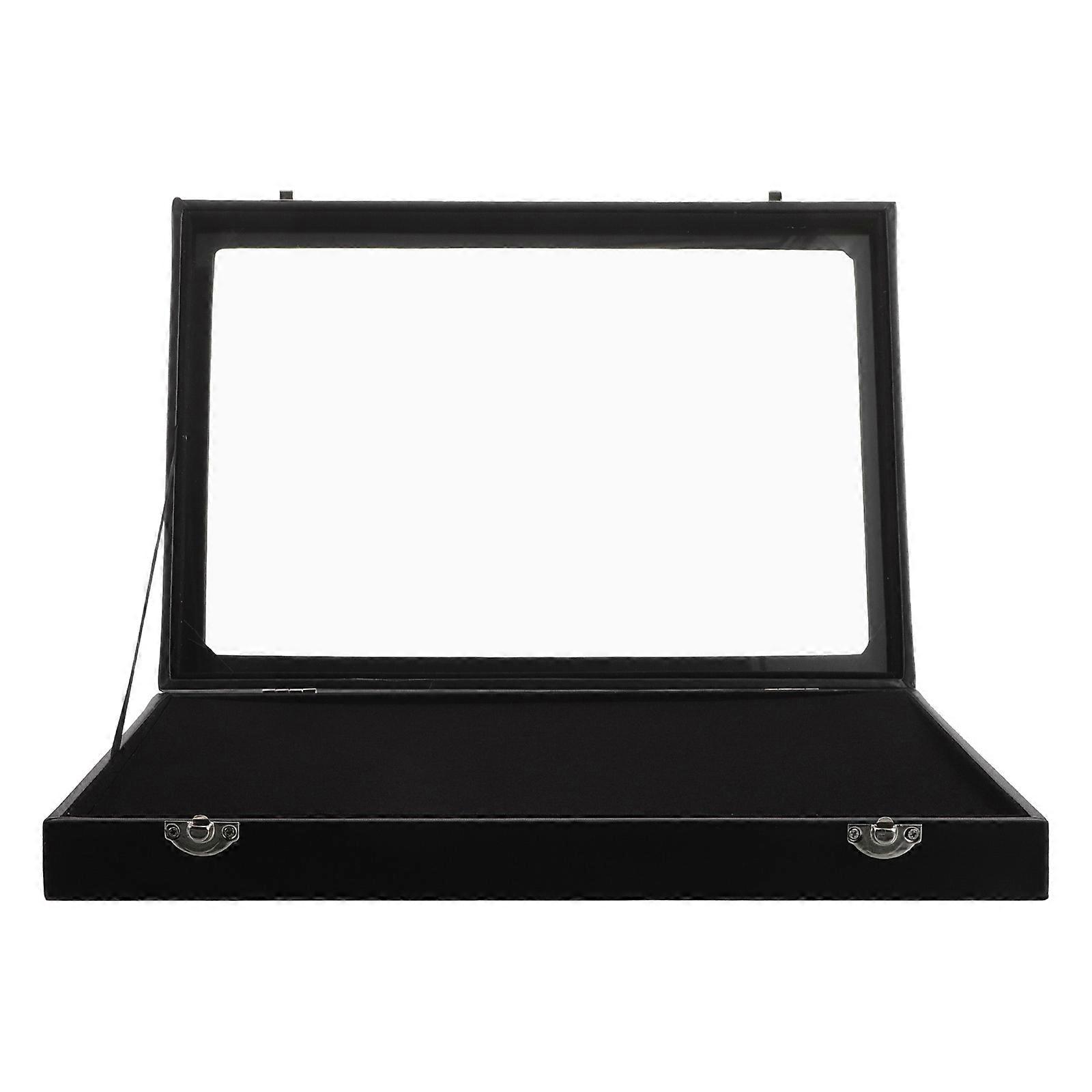 Jewelry Case for Pin Storage Organizer 2Pcs Transparent Display Stand