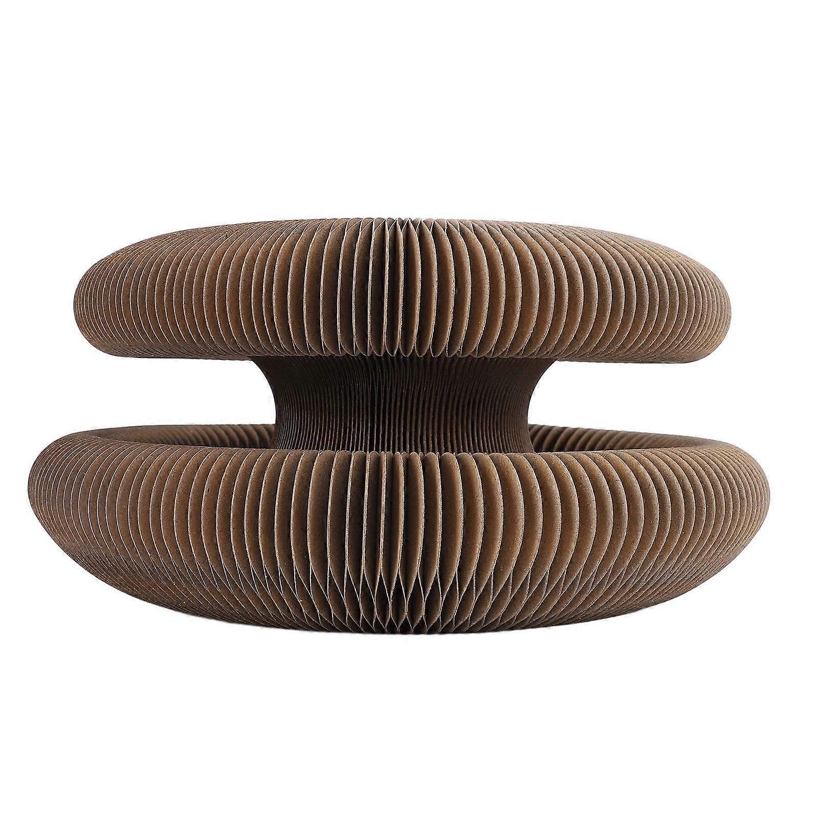 Cat Accordion Scratcher 21x11cm Foldable Corrugated Paper Board