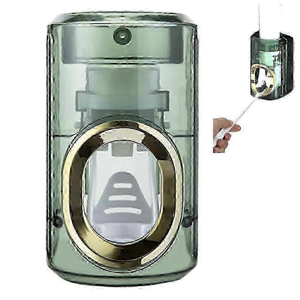 Household Wall Mounted Toothpaste Dispenser Automatic Toothpaste Squeezer Non-Punching Squeezer Toothbrush Holder miao8