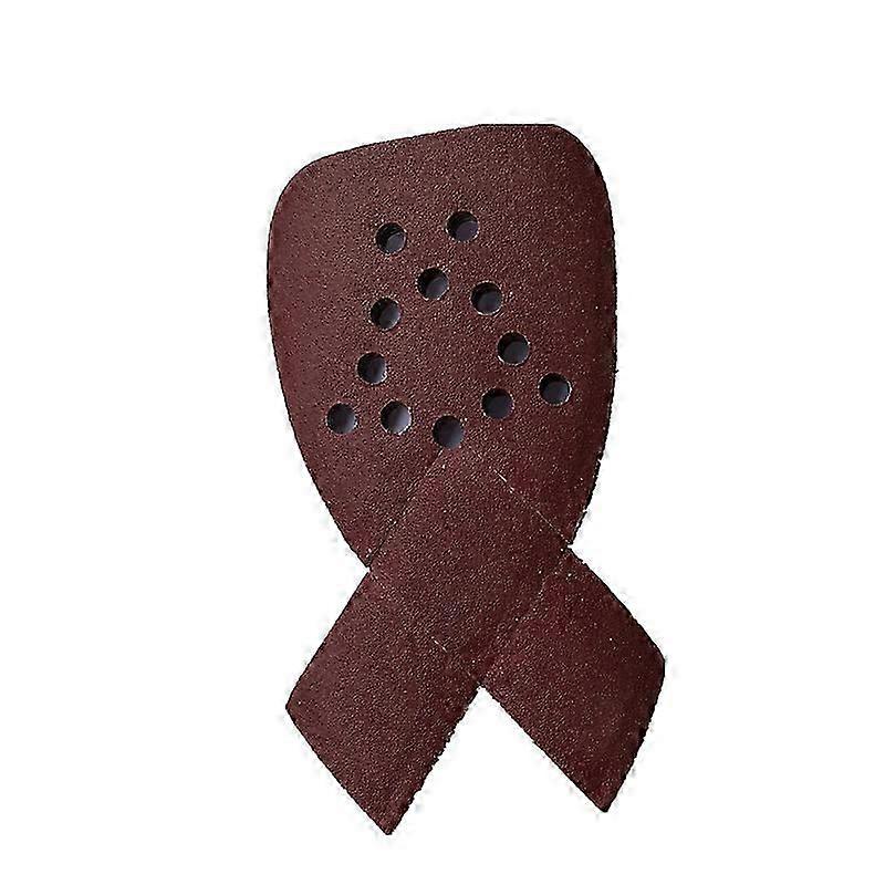50PCS 12 hole mouse detail sandpaper 40 grit sandpaper with additional 2 pointed hook and loop sandpapers