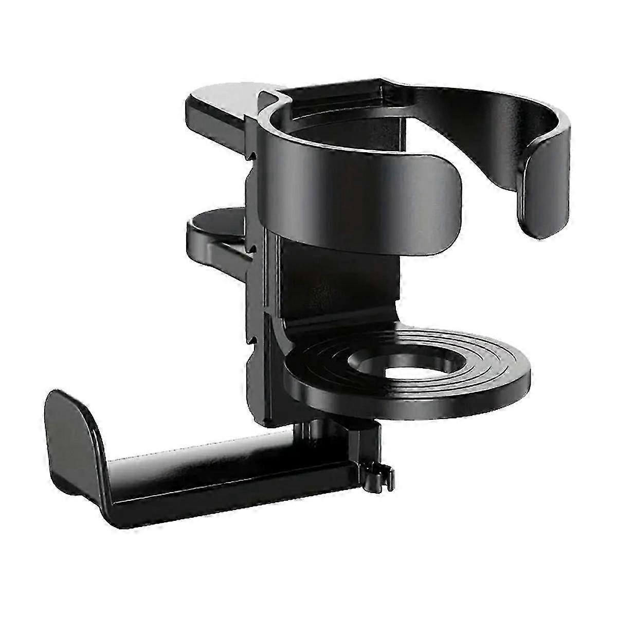 Portable 2 in 1 Desk Cup Holder Adjustable Non Slip Headphone Holder Desk Accessories Clip on Arm Cl