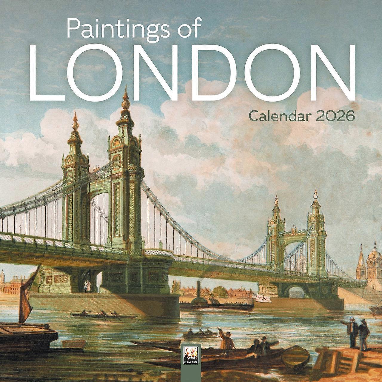 Flame Tree Paintings Of London Calendar 2026