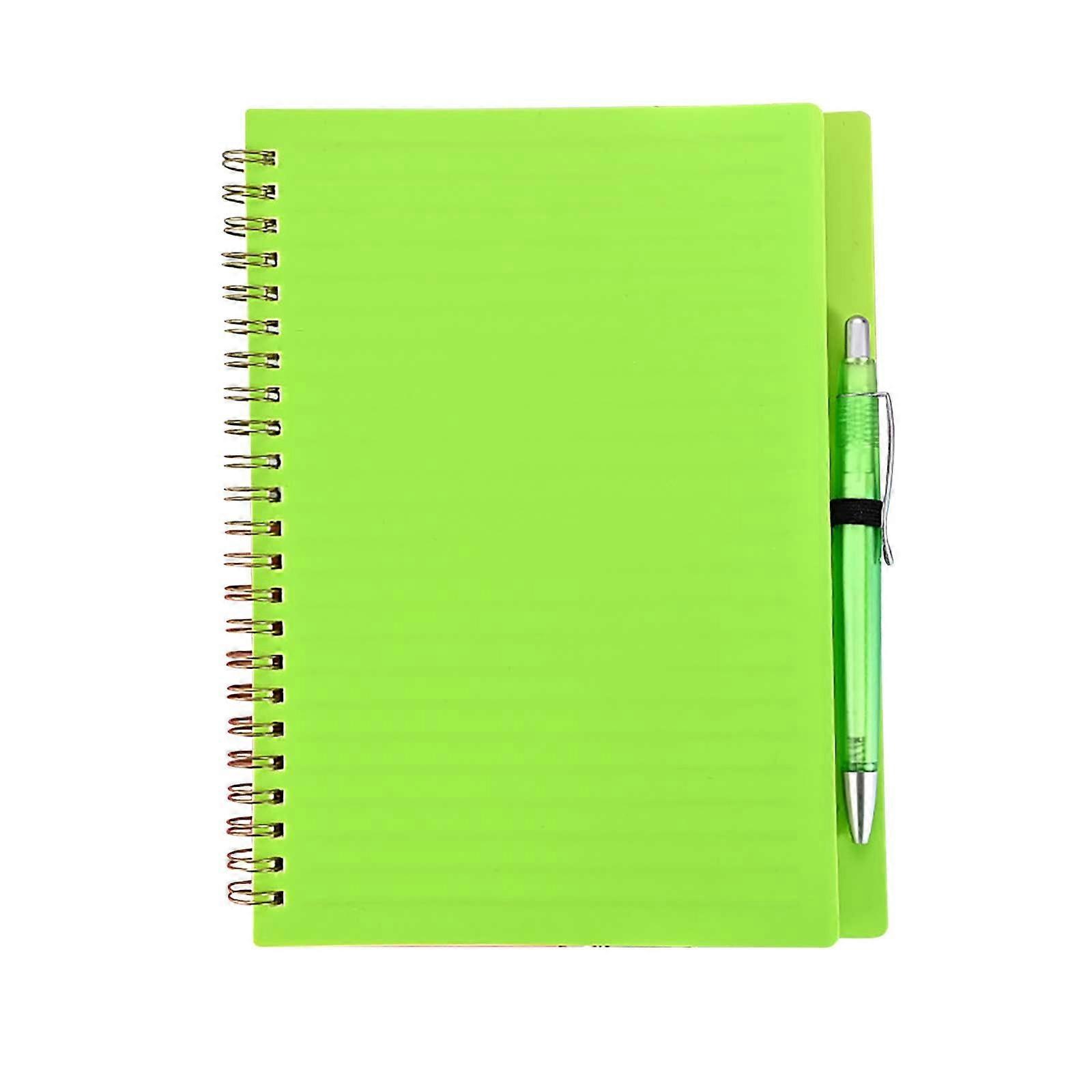 A5 Waterproof Notebook with Pen, PP Cover, Loose Leaf, Firm Binding - Compatible with Generic Clearance