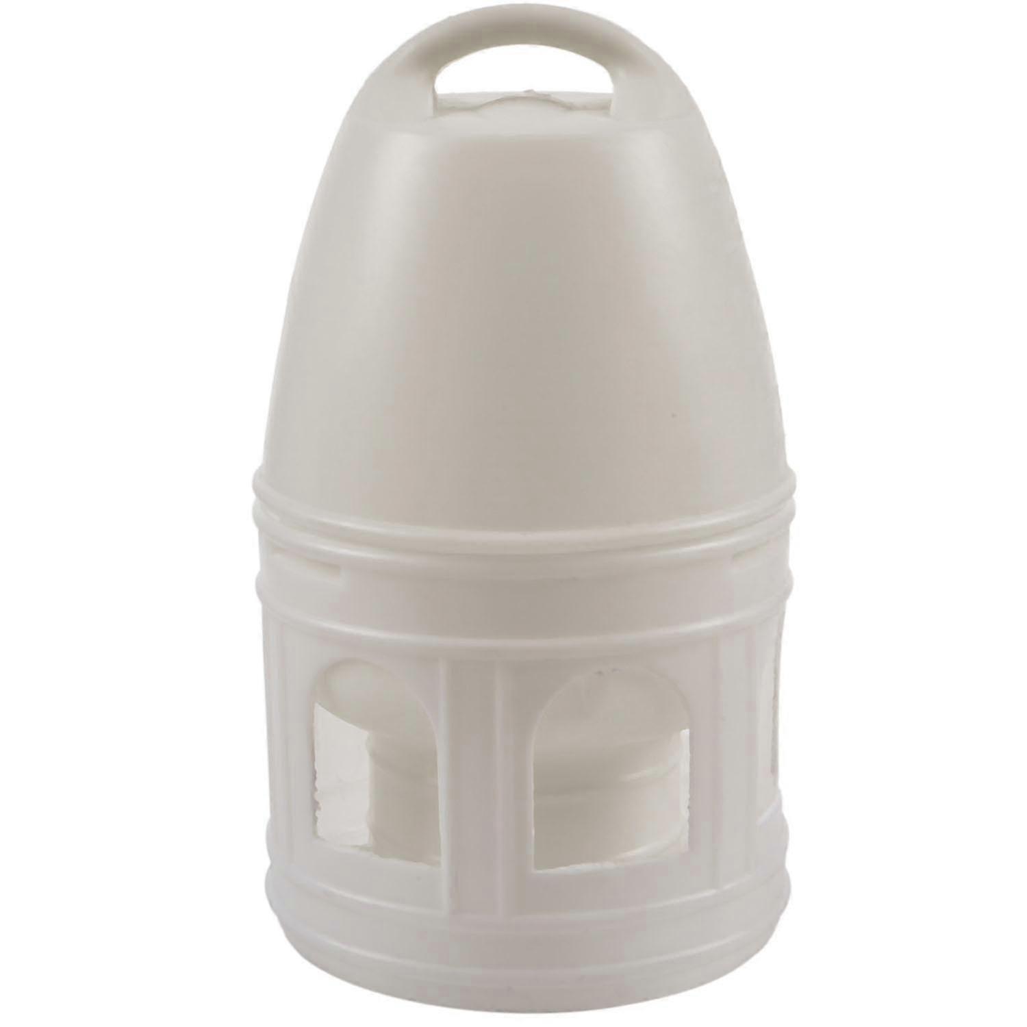 26-27 Removeble White Plastic Drinker With Handle Compatible Pigeons Bird Supplies