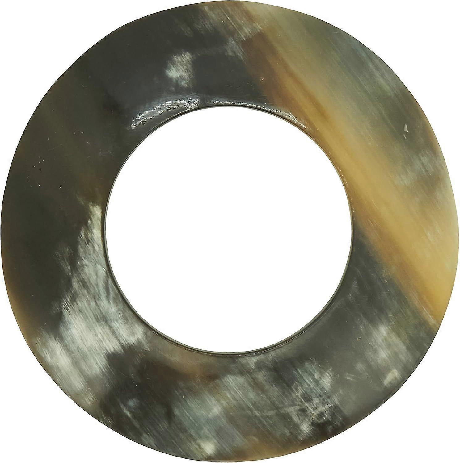 Round Horn  (Set of 4) Brown