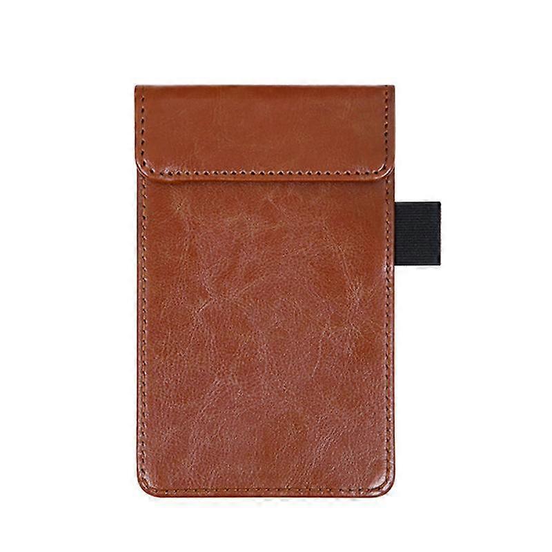 Magnetic PU Leather Clipboard with Pen Holder Portable Notepad Board Folder