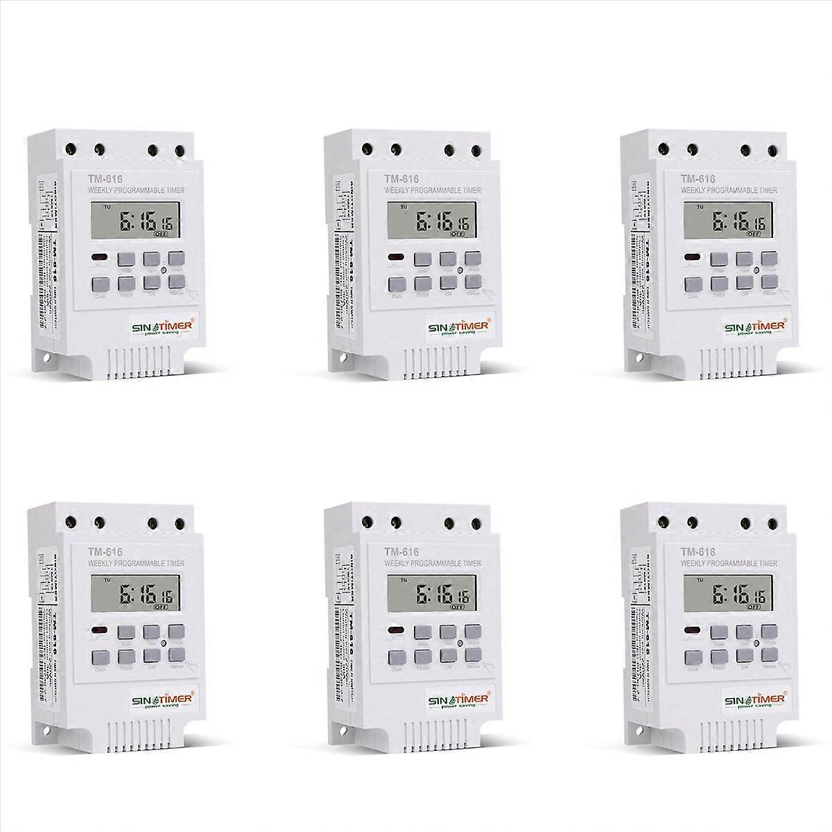  TM616W-2 30A 220V Relay Timer Control Timer Din Rail Moun