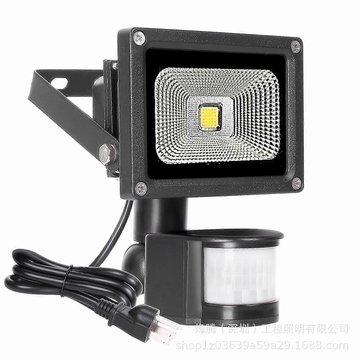 Motion Sensor Led Floodlight 60 Led Spotlight Warm White 10w