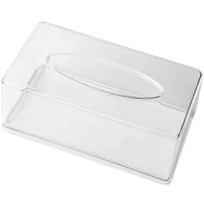 Acrylic Tissue Box Rectangular  parent Tissue Box for Office, Home Bathroom Restaurant Lavatory 