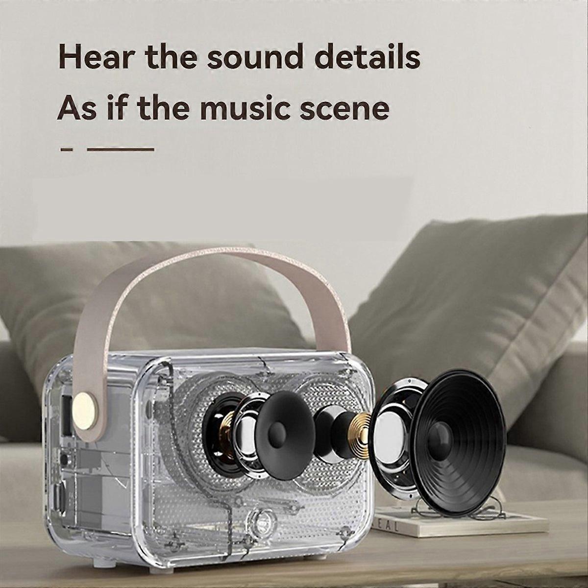 Bluetooth Speaker with Microphone Speaker Support TF Card U Disk A