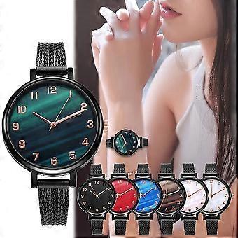 Jacenvly 2024 Novos Relógios Femininos em Liquidação Relógio de Luxo Feminino com Diamantes Relógio de Pulso da Moda Presentes para Ela Preto