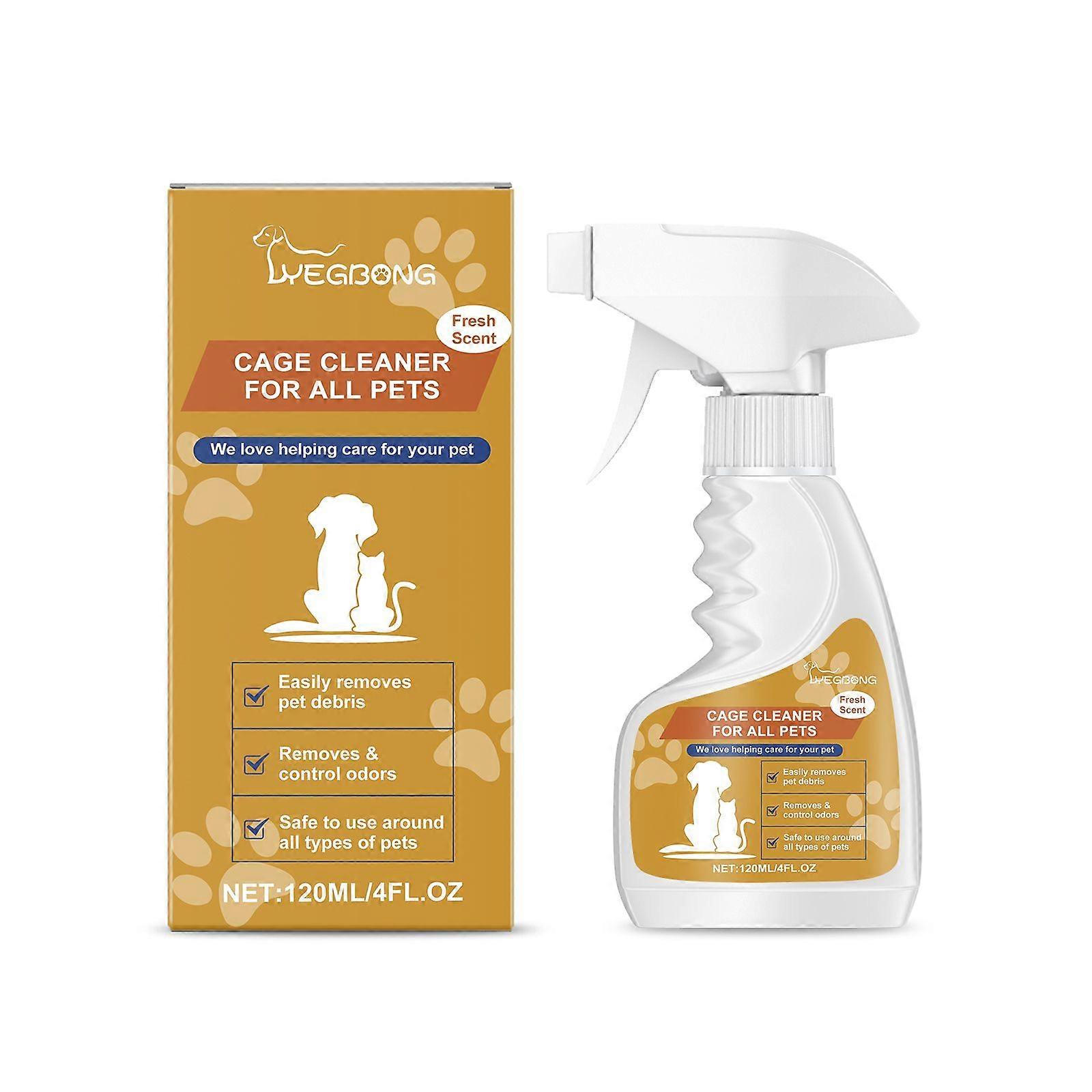 Pet Cage Cleaner Contains Lemon Extract