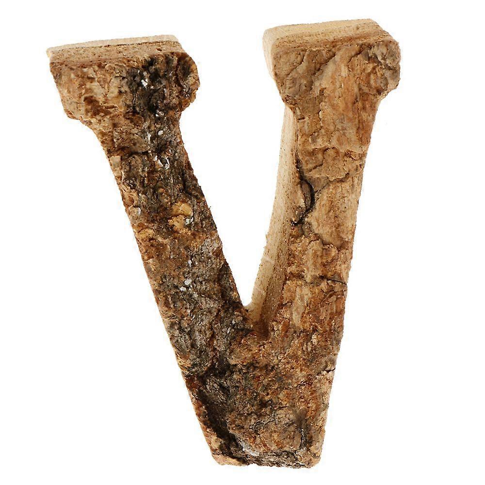 Hand carved wooden letters Door numbers Alphabet letter Floating name address V