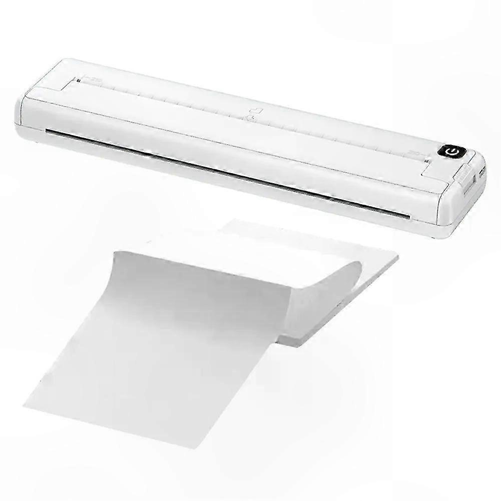 Portable Bluetooth A4 Thermal Printer for Documents and Photos Inkless Wireless Solution Easy Operation Compact Design
