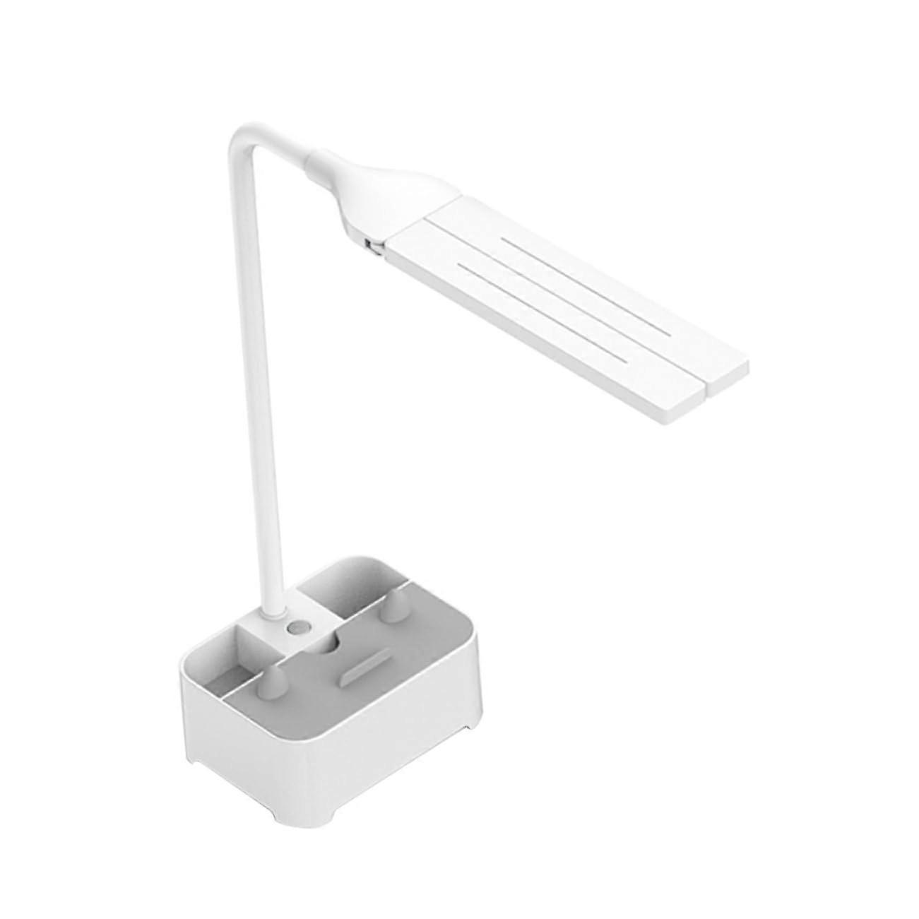 DualHead LED Desk Lamp With Book Holder For Students Warm Reading Light