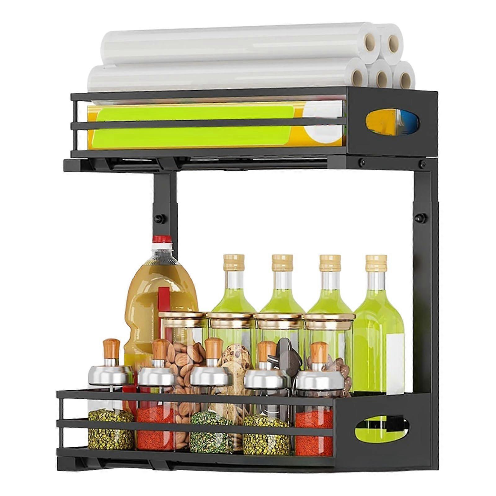 Under Sink Bathroom Rack PullOut Under Cabinet Organizer Smooth Sliding DeformationResistant Countertop Compatible