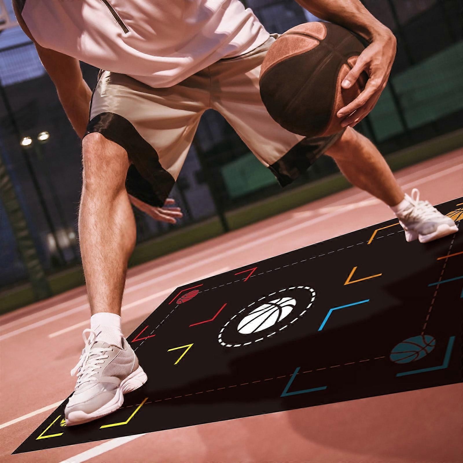 Basketball Footwork Training Mat - Portable Non-Slip for Agility, Jumps & Control - Compatible with All Levels
