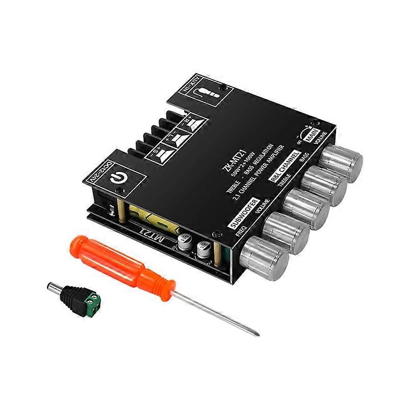 BT5.0 Amplify Board 2.1 Channel 50WX2+100W Subwoofer Amplifier Board Audio Bass Stereo Amplify Board