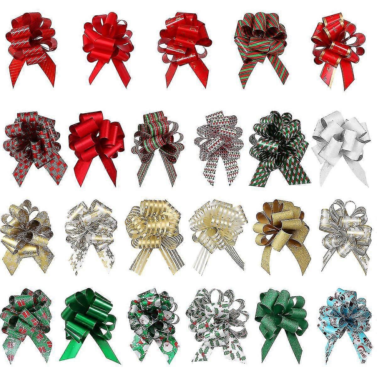 Stocking Stuffers Christmas Wrapping Ribbon Christmas Gifts Bows Christmas Party Favors Gift Knot Ri