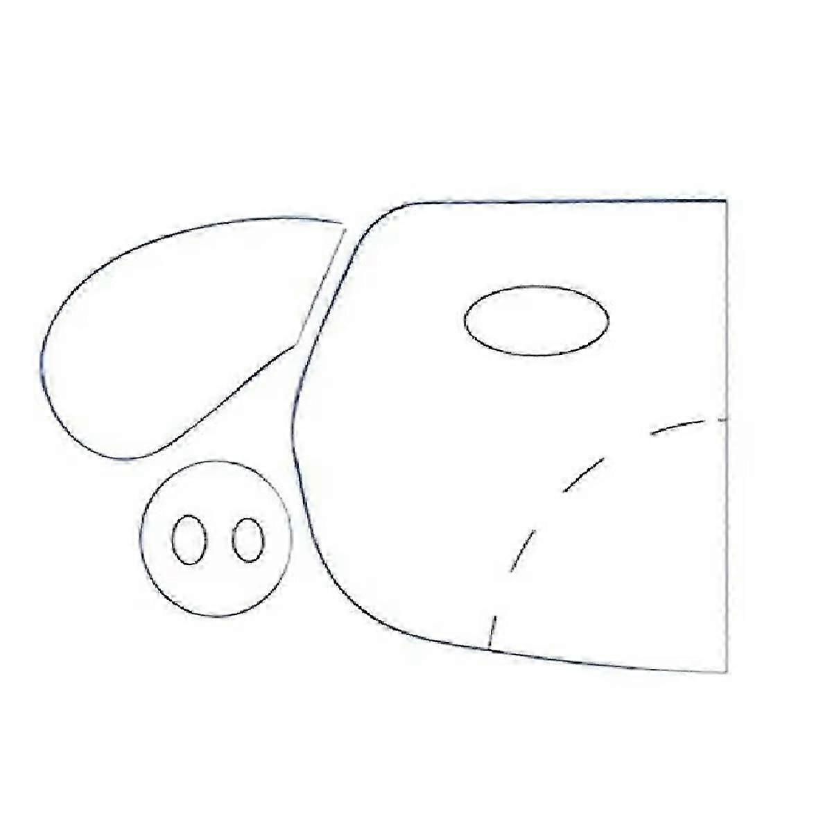 Wallet Templates for Sewing Fabric Acrylic Dog Zippered Pouch Making Template Art Craft Reusable St