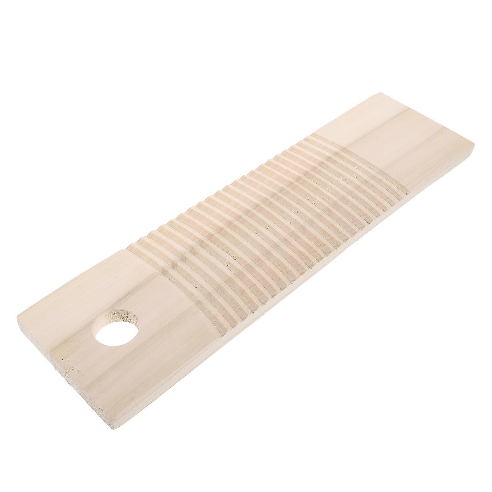 Solid Wood Washboard for Hand Washing Clothes Thickened Design