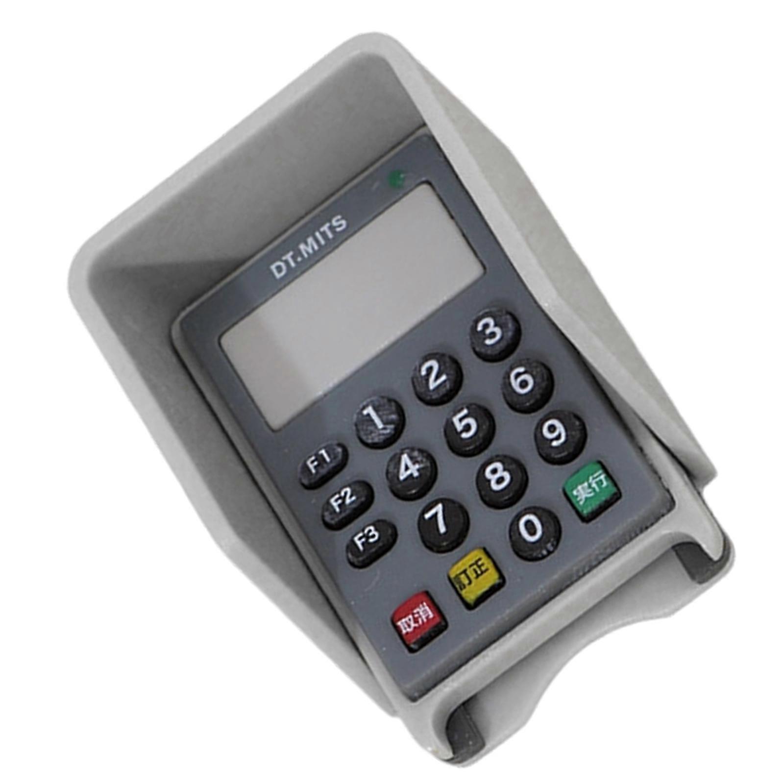 Authentic Mini Convenience Store With ABS POS Machine Model Compatible With 1/12 Scale Dioramas  Gray