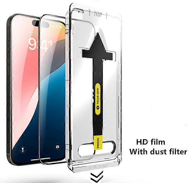For iPhone 17 Full Edge Coverage Tempered Glass Privacy Screen Protector
