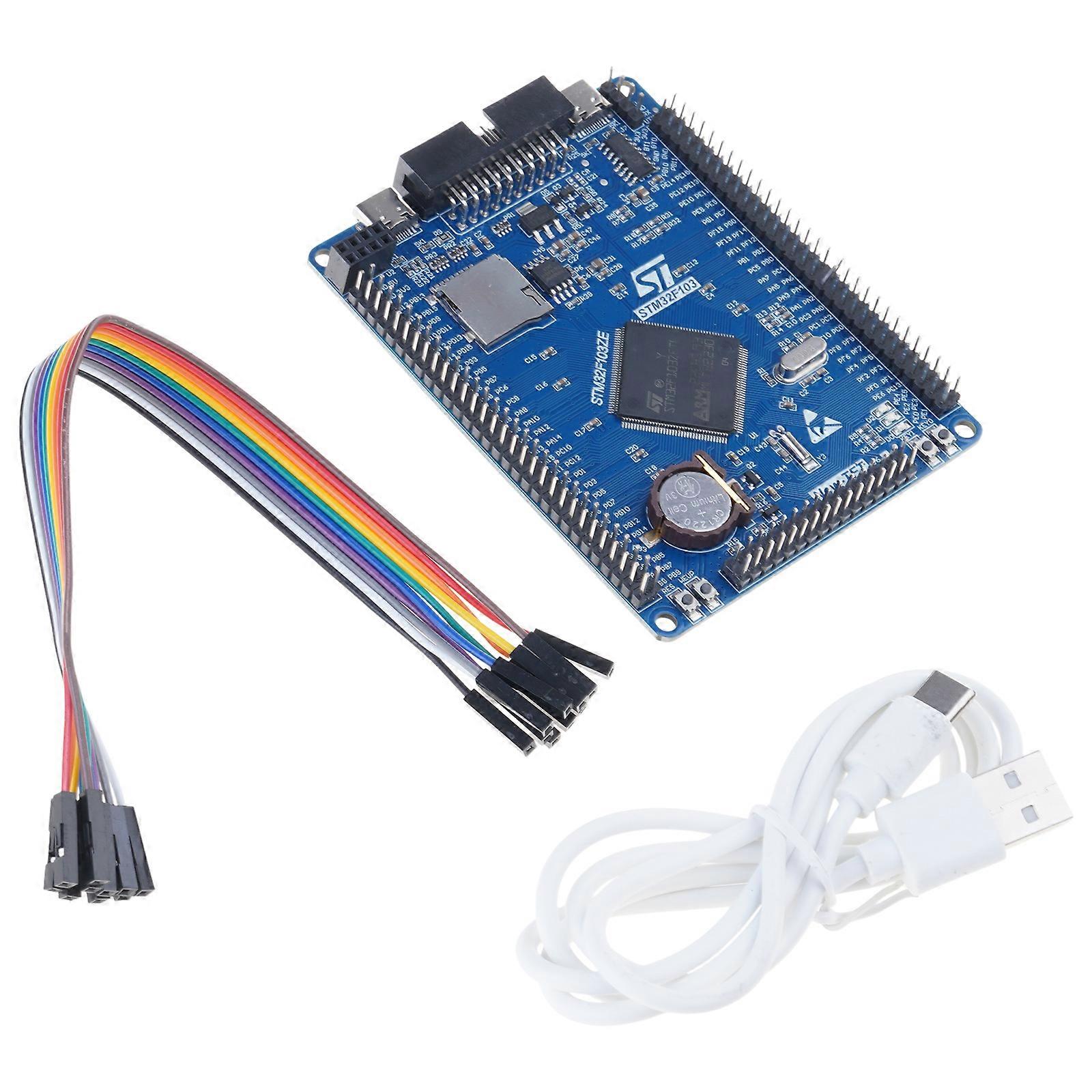 STM32F103ZET6 Cores Development Board Module STM32F103ZET6 System Board Microcontroller Development Board Replacement Multicolor