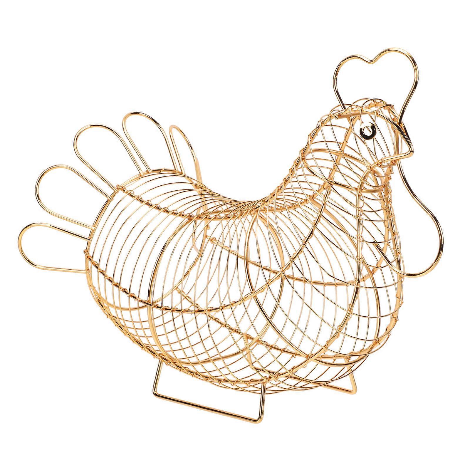 Iron Fruit Basket for Storage Use 1Pcs Creative Sturdy Fruit Container