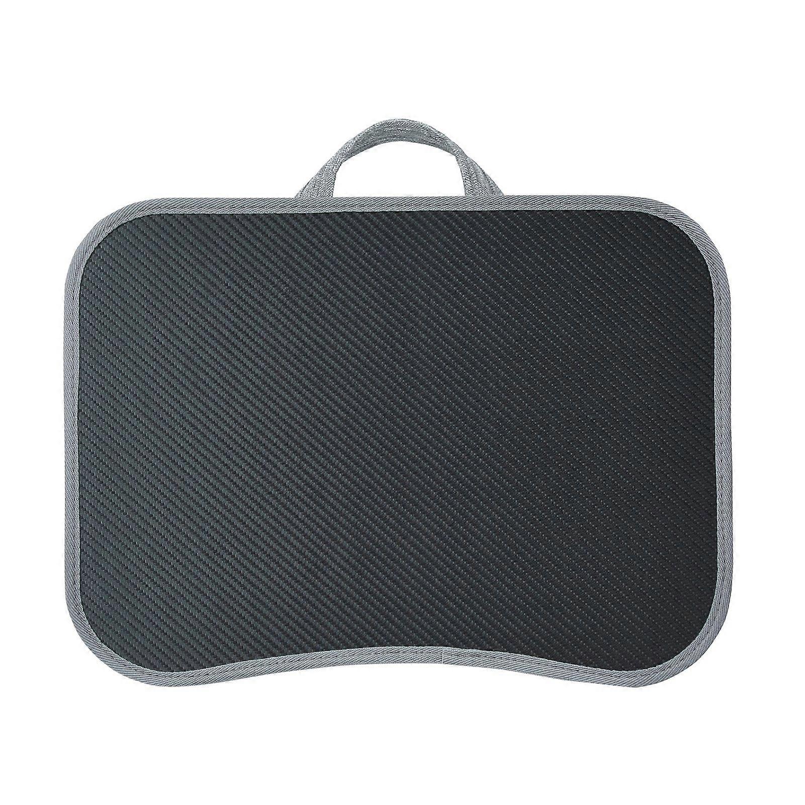 Laptop Lap Desk for 13-15Inch Laptops Portable Folding Laptop Table with Carry Handle Soft Pillow Cushion Multi-functional Lap Desk