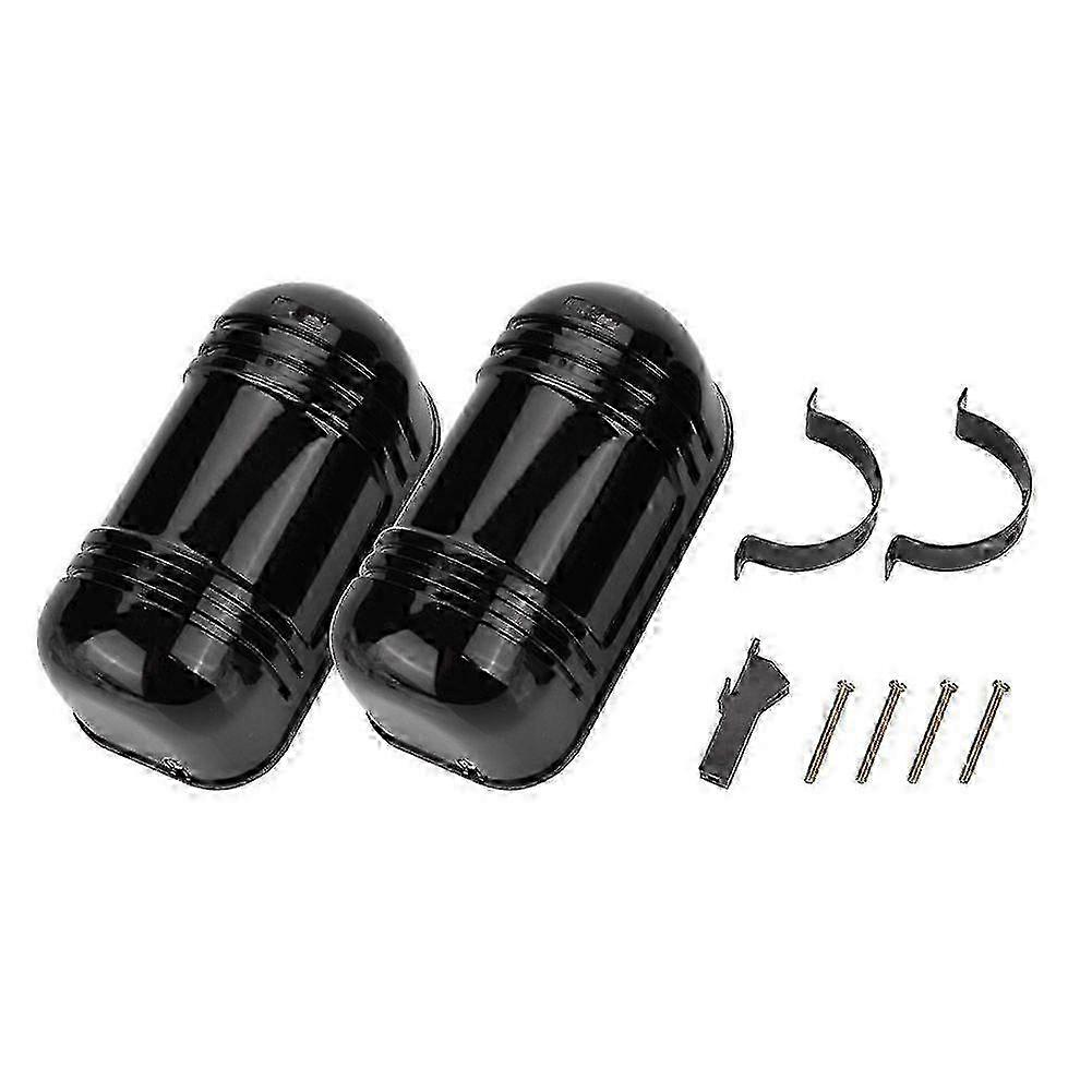 f 100m Sensor Alarm Dual Beam Photoelectric Infrared Detector for Home Security,Black