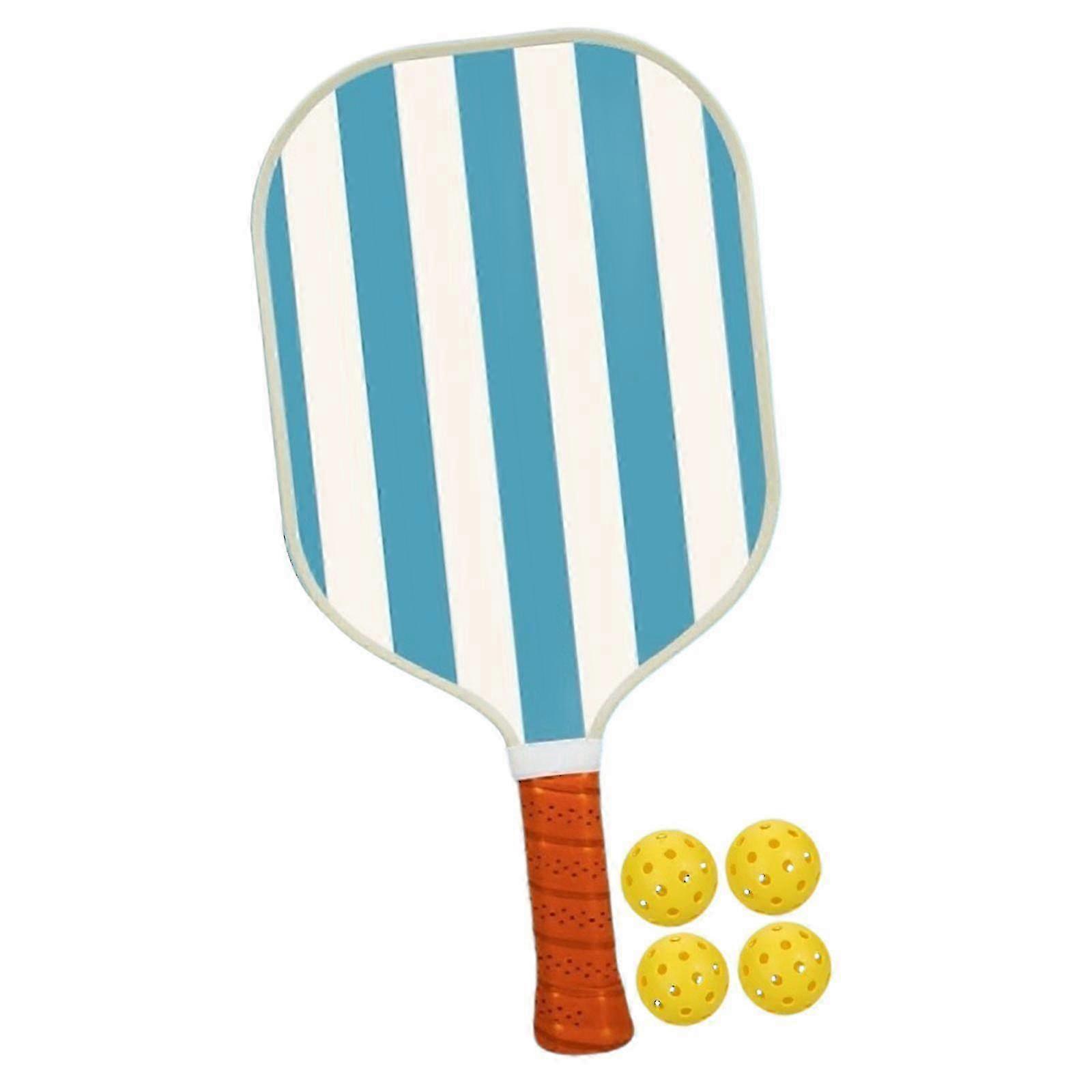 Carbon Fiber Pickleball Paddle Portable Pickleball Racket Beginners Advanced Blue