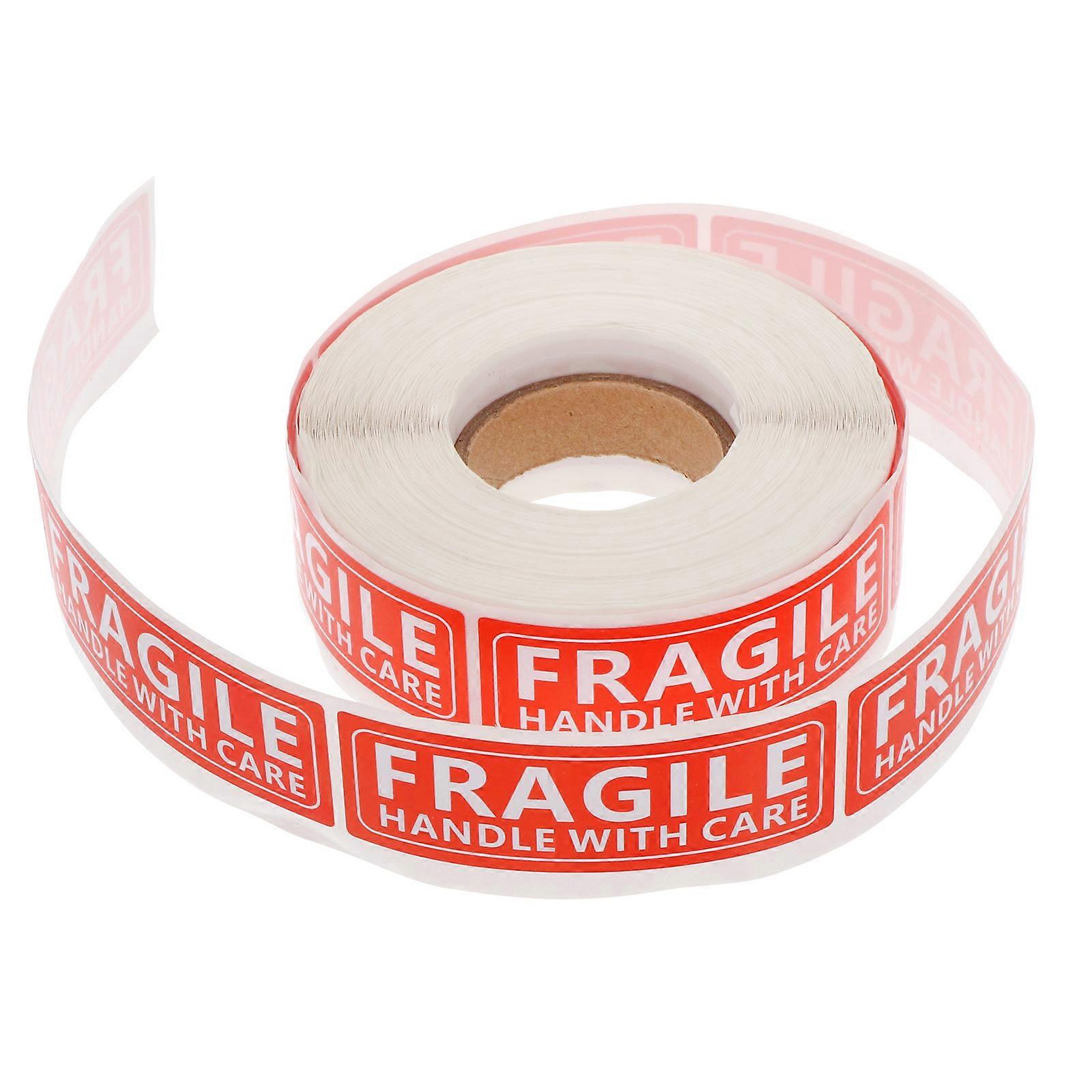 Fragile Sticker Handle with Care Warning Label for 1 Roll 500Pcs Packing Use