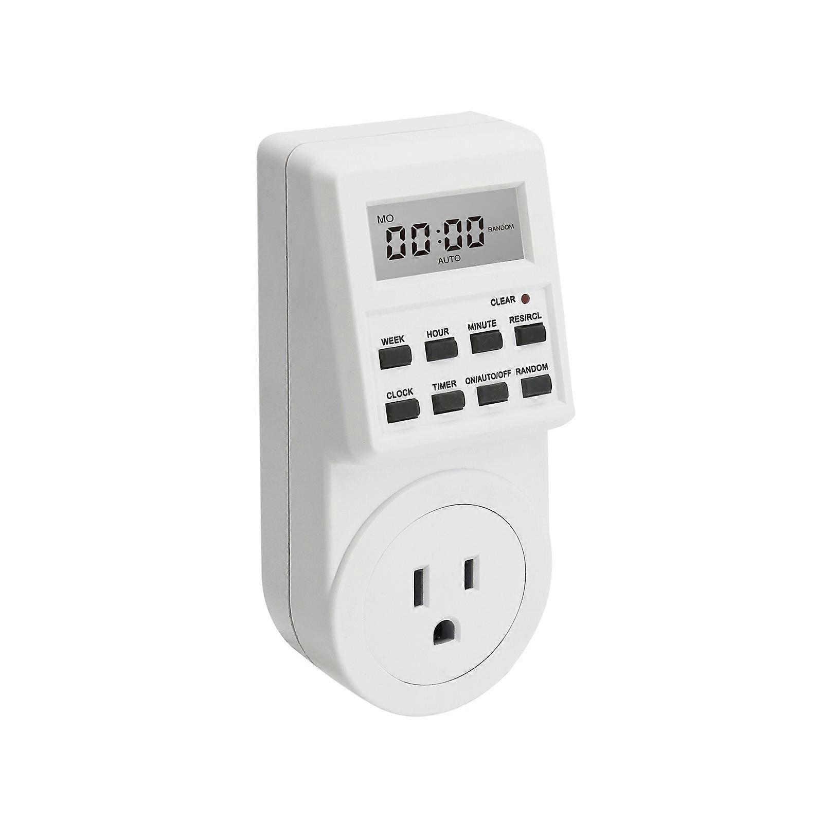 Screen Intelligent Plug With Timer Control Suitable For Remote Management Of Appliances Renters & Technology Enthusiasts Multicolor