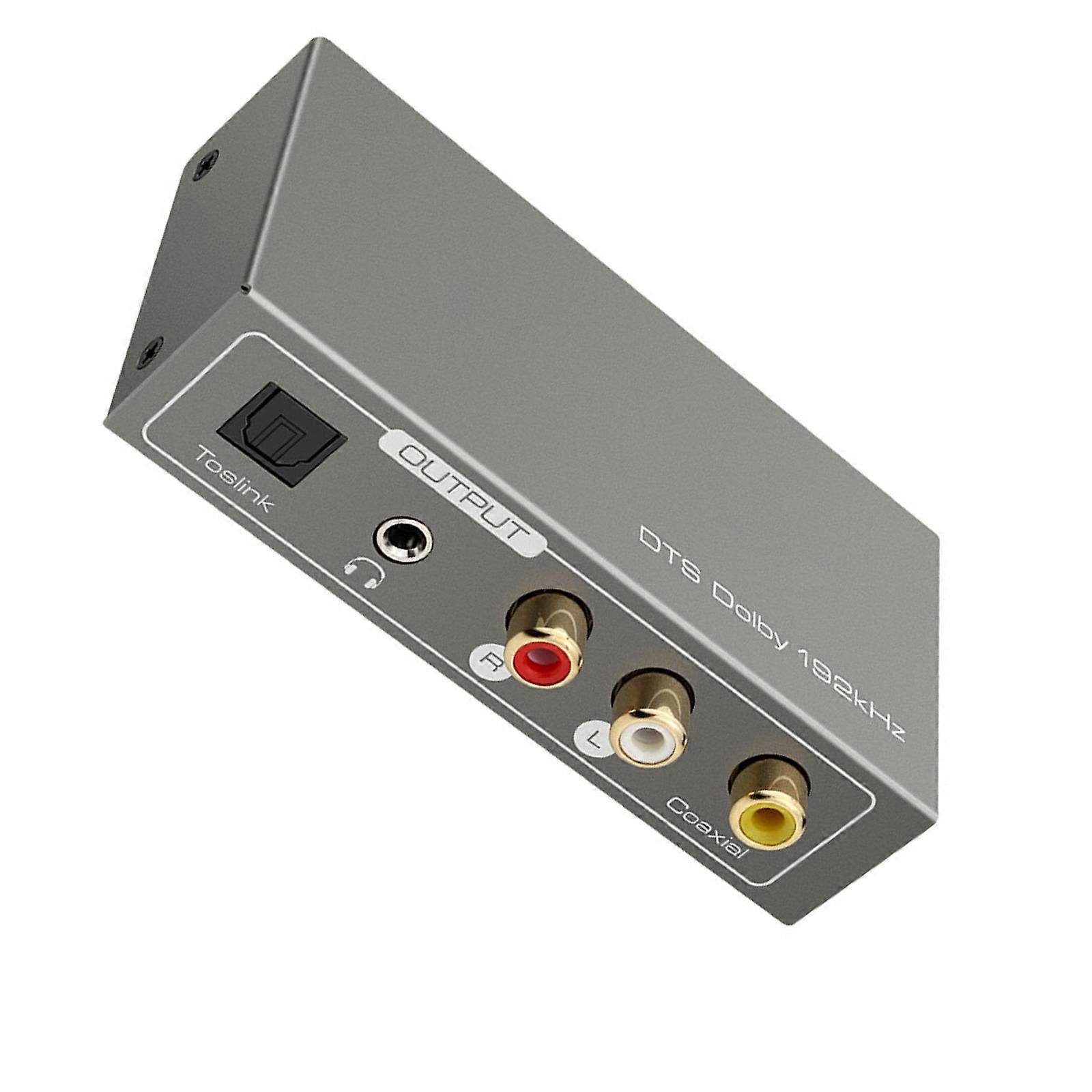 HDTV to Conversion Extractor Box Supports Coaxialed Inputs Auditory Conversion in Home Entertainment Multicolor