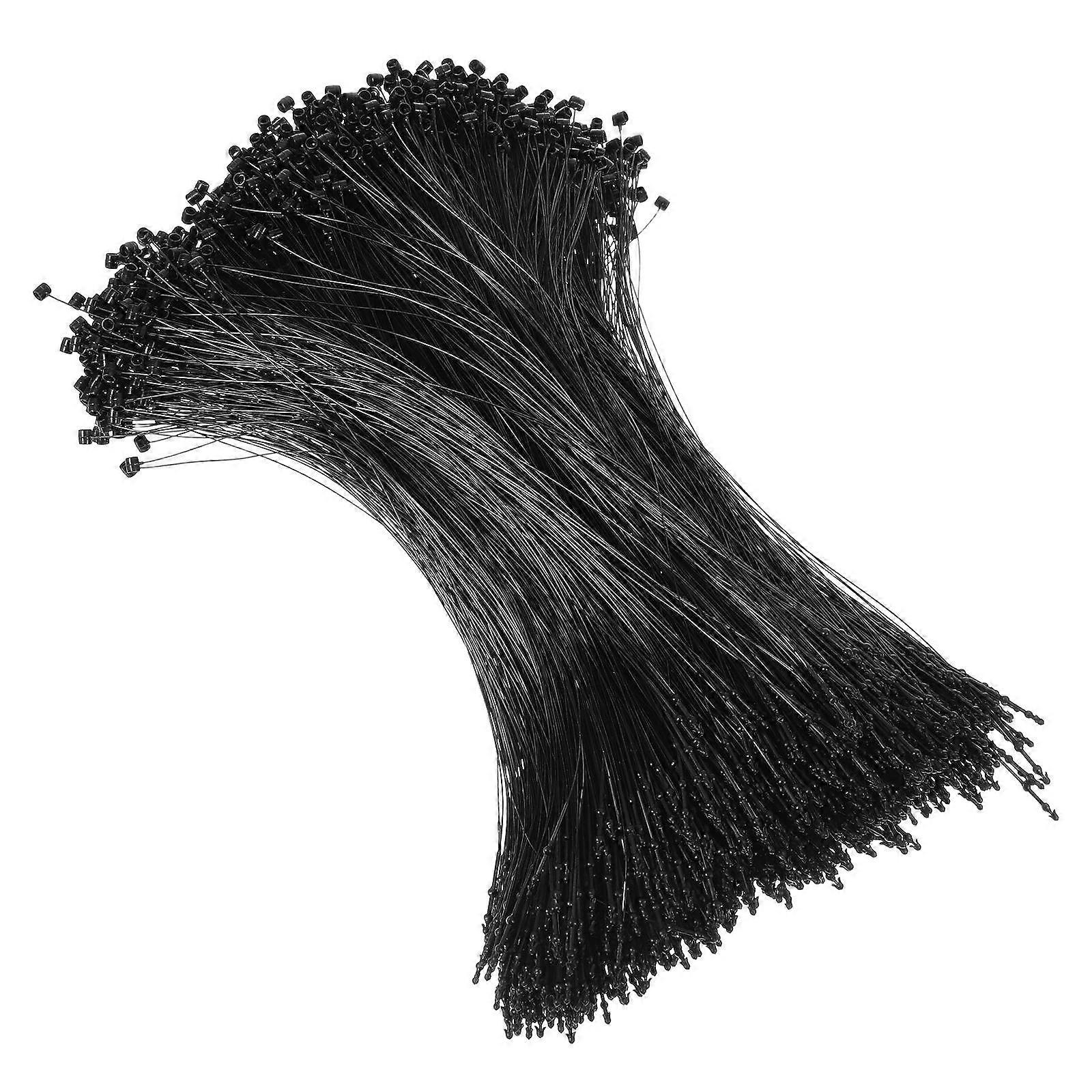Plastic Hang Prices Tag Fasteners for Security Loop Use 5000Pcs Black
