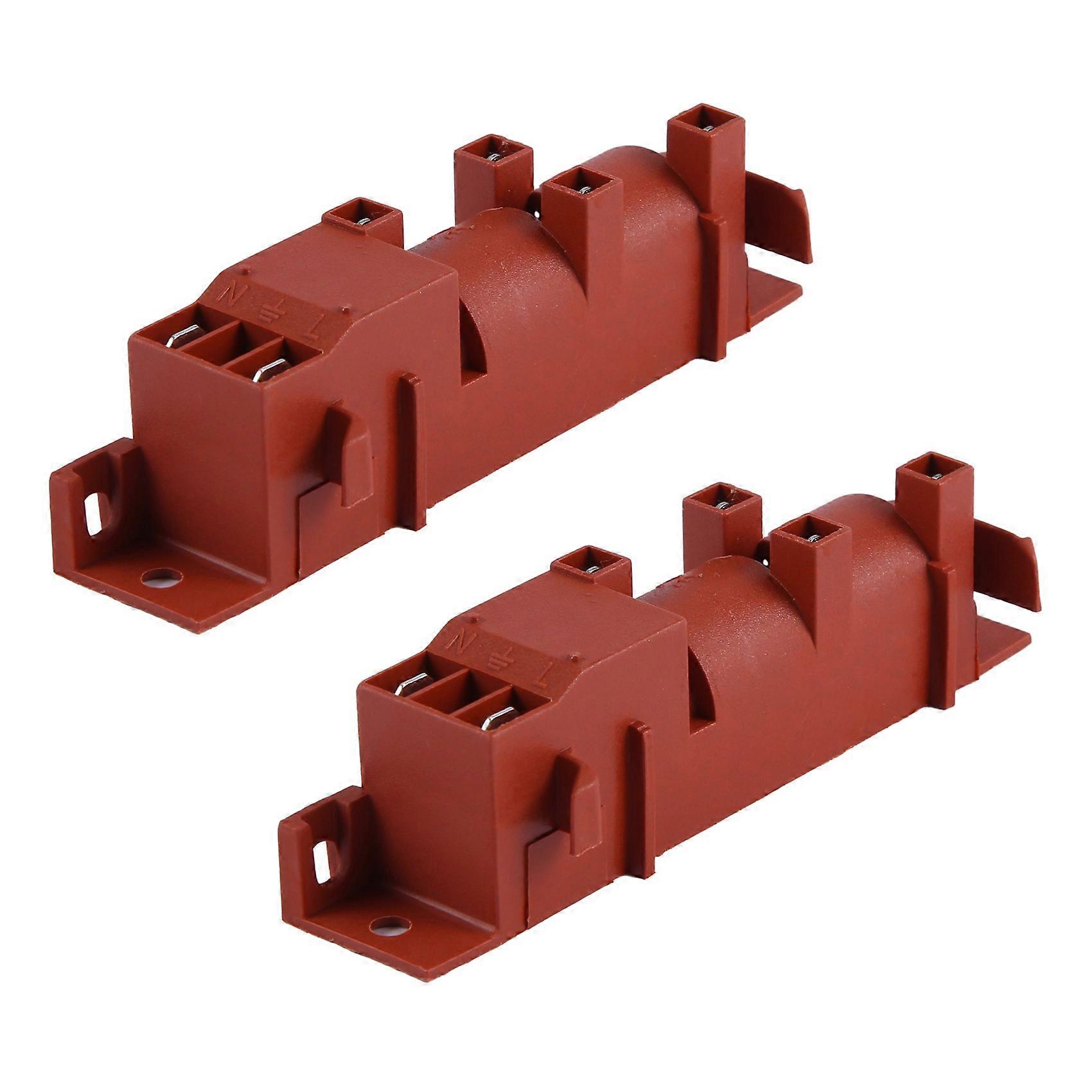2X 220-240V Gas Stove Ac Pulse Igniter With Four Terminal Connections Safe Tool