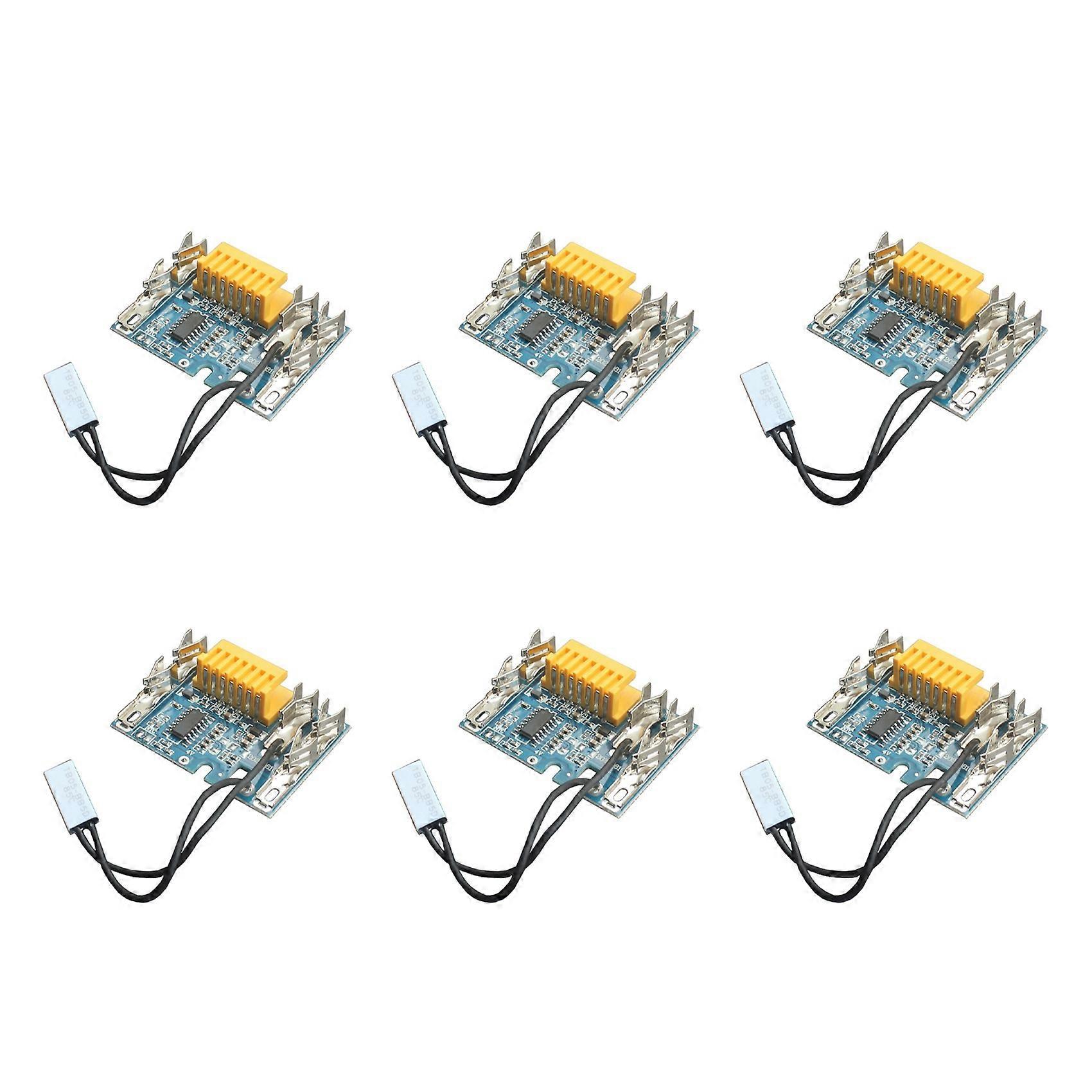 6X 18V Replacement Battery PCB Chip Board BMS PCB Charging Protection Board for Makita BL1830 BL1840 BL1850 Power Tool