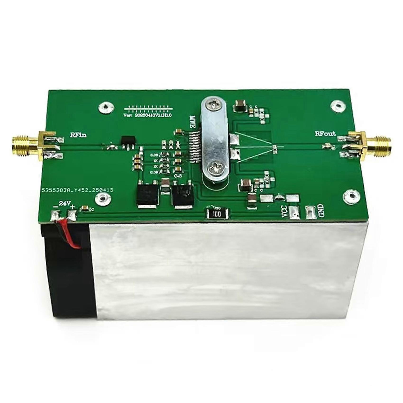 RF Power Amplifier 2.4GHz 50W RF Power Amp 2.4-2.5GHz Power Module Gain 32dB Radio RF Amplifier for Ham Radio